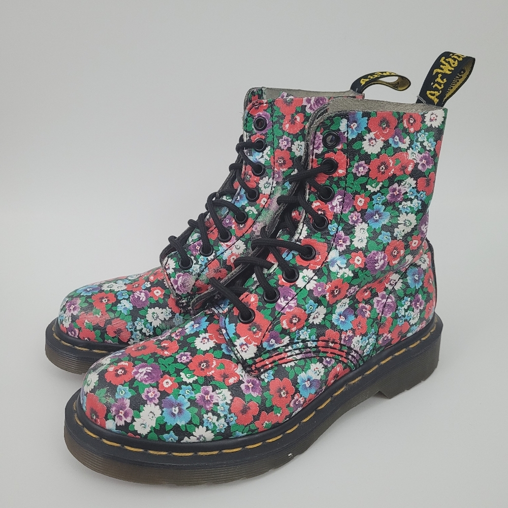 Dr. Martens 1460 Pascal Black Wild Poppy Boot
